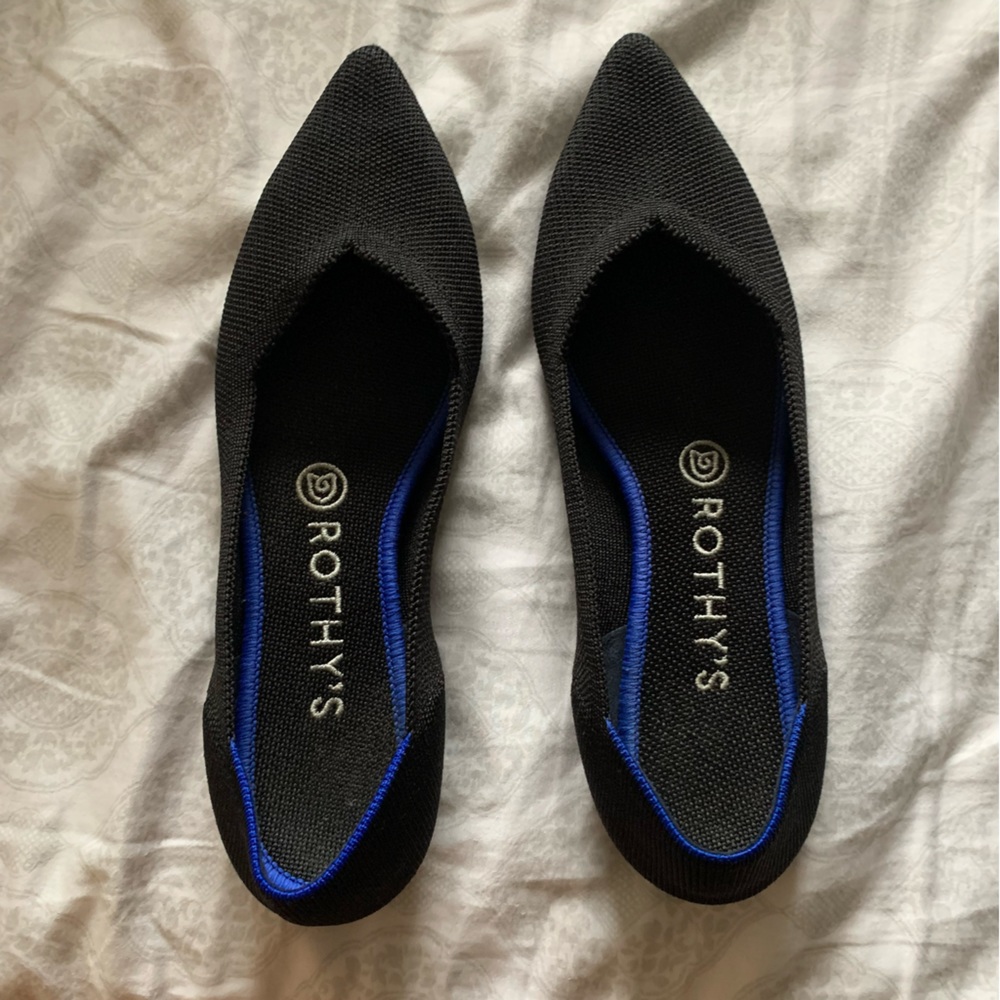 Rothy’s Pointed Woven Flats Size 8